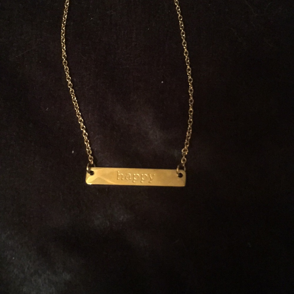 Metal plates bard necklace